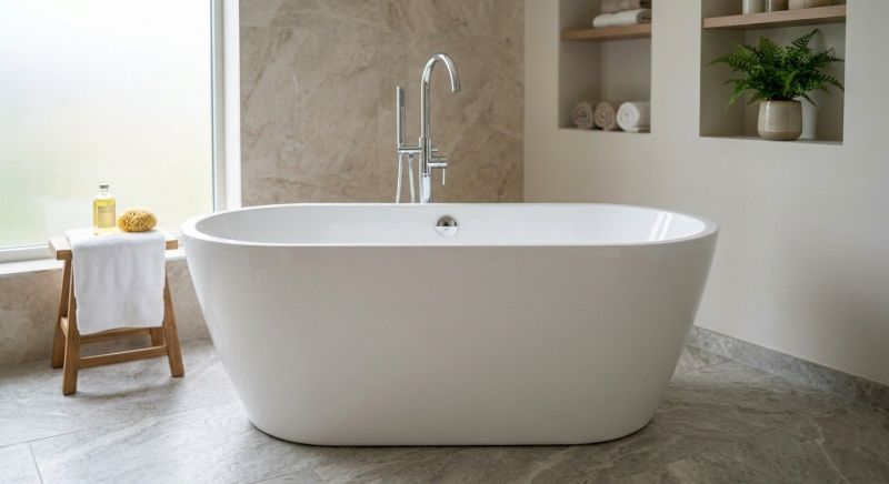 Acrylic Bathtub Installation in Fairfield County, CT